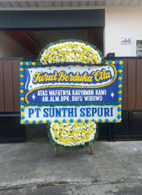 Papan Bunga Duka di Dago